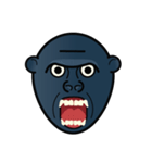 Gorilla Emoji（個別スタンプ：8）