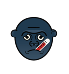 Gorilla Emoji（個別スタンプ：33）