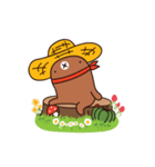 もぐらDURURU ver.2（個別スタンプ：6）