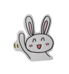 おちゃめらびっと1（個別スタンプ：1）