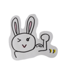 おちゃめらびっと1（個別スタンプ：2）