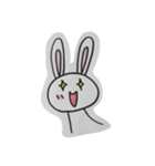 おちゃめらびっと1（個別スタンプ：3）