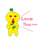 Little yellow man's daily life（個別スタンプ：25）