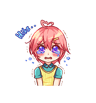 Kyura Pink Haired Boy（個別スタンプ：6）