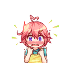Kyura Pink Haired Boy（個別スタンプ：8）