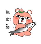 Peach the Grizzly Bear (TH)（個別スタンプ：16）
