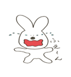 やたら目の近いうさぎ第二弾（個別スタンプ：3）