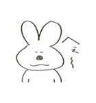やたら目の近いうさぎ第二弾（個別スタンプ：9）