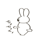 やたら目の近いうさぎ第二弾（個別スタンプ：14）