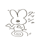 やたら目の近いうさぎ第二弾（個別スタンプ：21）