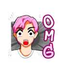 Pink Hair Boy（個別スタンプ：20）