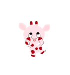 Pink giraffe: Lovenie (Daily life)（個別スタンプ：35）