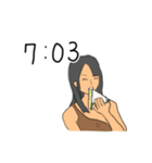 ちょうどキリの悪い時間だよ原始人（個別スタンプ：5）
