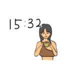 ちょうどキリの悪い時間だよ原始人（個別スタンプ：22）