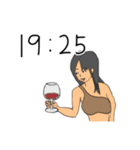 ちょうどキリの悪い時間だよ原始人（個別スタンプ：27）