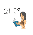 ちょうどキリの悪い時間だよ原始人（個別スタンプ：32）