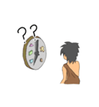 ちょうどキリの悪い時間だよ原始人（個別スタンプ：40）