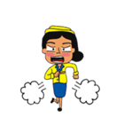 Cute Cabin Crew Ver.2 [EN/TH]（個別スタンプ：5）