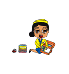 Cute Cabin Crew Ver.2 [EN/TH]（個別スタンプ：9）