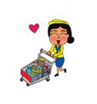 Cute Cabin Crew Ver.2 [EN/TH]（個別スタンプ：12）