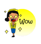 Cute Cabin Crew Ver.2 [EN/TH]（個別スタンプ：29）