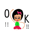 Cute woman(7)（個別スタンプ：8）