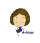saosamnoi (A little girl)（個別スタンプ：29）