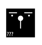 Black Face's Expression（個別スタンプ：1）
