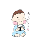 ほっぺた赤ちゃんとおにぎり（個別スタンプ：16）