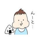 ほっぺた赤ちゃんとおにぎり（個別スタンプ：34）
