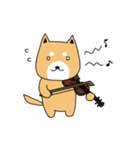 バイオリン弾きの柴犬さん（個別スタンプ：2）
