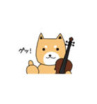バイオリン弾きの柴犬さん（個別スタンプ：15）