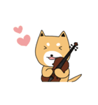 バイオリン弾きの柴犬さん（個別スタンプ：20）