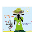 Black Face Sheep Grace 2（個別スタンプ：22）