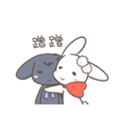 Two-sided Rabbit daily（個別スタンプ：7）