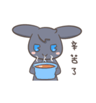 Two-sided Rabbit daily（個別スタンプ：14）