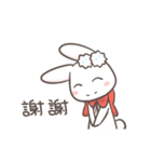 Two-sided Rabbit daily（個別スタンプ：21）