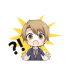 ブレザー男子（個別スタンプ：9）