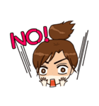 Ponytail x Girl（個別スタンプ：19）