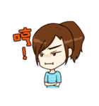 Ponytail x Girl（個別スタンプ：21）
