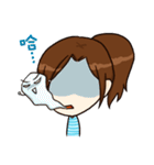 Ponytail x Girl（個別スタンプ：33）