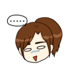 Ponytail x Girl（個別スタンプ：40）