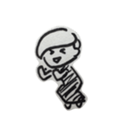 さるまねガール（個別スタンプ：1）