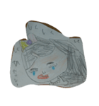 シュールな女の子（個別スタンプ：2）