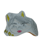 シュールな女の子（個別スタンプ：4）