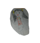 シュールな女の子（個別スタンプ：5）