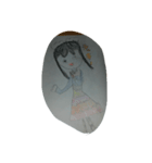 シュールな女の子（個別スタンプ：8）