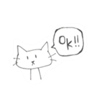 手描き！ゆる〜いネコ（個別スタンプ：2）