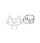 手描き！ゆる〜いネコ（個別スタンプ：3）
