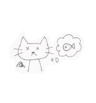 手描き！ゆる〜いネコ（個別スタンプ：5）